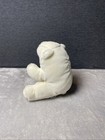 Vintage Eden Plush Polar Bear White Teddy Brown Nose 8  Stuffed Toy Pet Lovey