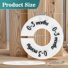 Size Baby Closet Dividers - Plastic Unisex Baby Clothes Organizers Shelf Tags   