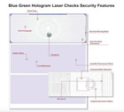 Blank Hologram Premium Computer Checks  Top High Security Check Stock 500 