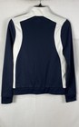Tory Sport Women s Navy Blue White Contrast Full Zip Track Jacket Sweater Sz S
