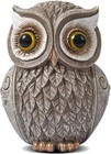 Cute Brown Owl Statue Home Decor Figurine For Shelf Desk Bookshelf Gift   Owl   