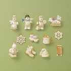 Lenox 828202 Snow Pals 12-piece Ornament Set  Christmas