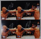 Nick Diaz Signed Ufc 158 Gsp 8x10 Photo Bas Coa Strikeforce Pride Picture Auto d