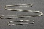 27 5    6  Stainless Steel Military Ball Bead Usamade Dog Tag Chain Necklace Set