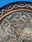 Vintage Copper 5 5    Wall Plate Intricate Etched Turkish Art Kitchen Dining Room