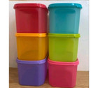 Tupperware Brands Modular Mate Mini Rectangular Storage 1 9l 1 Set  6 Pcs 