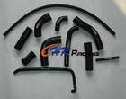 Black Silicone Radiator Coolant Hose Fit For Yamaha Yzf R6 2006 2007