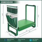 Flinter 10 2  Wide Garden Kneeler   Seat  Heavy-duty Bench For Seniors   Gardene