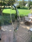 10 5  Antique Czech Clear Crystal Art Glass Serving Salad Kitchen Spoon