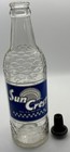 Vintage Old Sun Crest Glass Soda Bottle With Sprinkle Head Top