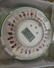 Cando Brand Automatic  28 Day Pill Dispenser With Alarm  Transparent Plastic