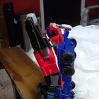 Optimus Prime Transforming Robot Action Figure  Red blue black  Transformers