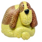 Resin Springer Spaniel Coin Bank 6 Inch Cute Whimsical Design