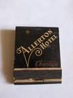 Vintage Matchbook Cover From Allerton Hotel Chicago Illinois