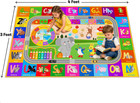 Kids Rug For Bedroom Playroom Classroom Kindergarten  3x4 Educational Area Rugs
