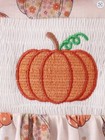 New Boutique Pumpkin Girls Embroidered Smocked Short Sleeve Dress