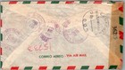 Mexico 1944 Postal History Wwii Censored Airmail Cover Addr Usa Canc Mexico Df