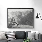 Teddy Roosevelt Glacier Point Yosemite Vintage 1900s Wall Art Poster Print