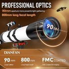 Telescope 90mm Aperture 800mm Telescopes For Adults Astronomy portable