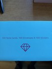 Thank You Cards With Envelopes 100-pack 3 5 x5  Gold Foil 4-color Embossed