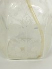 Vintage Antique Clear Glass Perfume Scent Bottle Etched Floral Gold Atomizer  4 