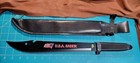 Sekizo Saber Fixed Blade Usa Logo Saber 18  Machete W Sheath Black Red