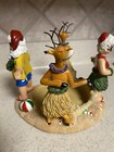 Yankee Candle Md lrg Jar Holder Christmas Santa Reindeer Tropical Hawaiian Beach