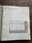 Vtg Macintosh Utilities User s Guide 030-3283-a  Vintage Apple Computer Manual