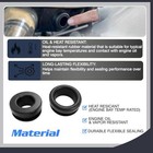 5339 Valve Cover Breather Pcv Grommets Fits Sbc Bbc Sbf 1-1 4 Valve Holes - 2
