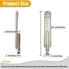 4-set Heavy Duty Cast Stainless Steel Grill Burners For Bull  Grill Replacement