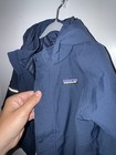 Patagonia Unisex Toddler Navy Hooded Rain Jacket Full Zip Size 5t