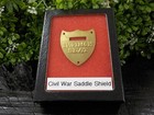 Calvary Saddle Shield With Free Display Case