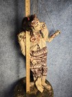Vintage Burmese Yoke Th   Marionette Puppet 24  Articulated Eyes Mouth Myanmar
