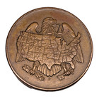 Vintage 1969 Bronze Medal Commemorating The Philadelphia Mint Opening