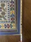 Vintage Gujarat Indian Beadwork Panel Framed