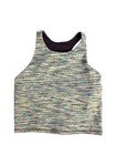 Women s Dsg Athletic Crop Top Size L Purple Blue Space Dye