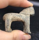 Islamic Period Ancinet Old Horse Bronze Statue Small Amulet