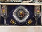 1989 Vintage Collectors Berlin Germany Drinking Set Shot Glasses Ash Tray  Beer 