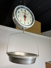 Vintage Double Sided Toledo 2110 Hanging Scale W  Large Pan   Grocer  Produce