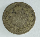 1930 Canada 10c Ten Cents Silver Coin Dime