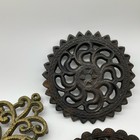 Collection Of Antique Cast Iron   Brass Trivets- Assorted Designs