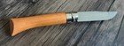 Opinel No  10 Carbone - Carbon Steel Folding Pocket Knife  Beechwood Handle