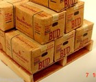 Budweiser Beer Case Miniature 1 24 Scale G Scale Diorama Accessory Item 