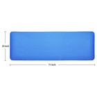 Signature Fitness 1  Extra Thick Exercise Fitness Yoga Mat W  Carry Strap  Blue