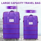 4 Colors 32  42  Expandable Duffle Luggage Bag Foldable Large Capacity