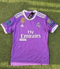 Ronaldo  7 Jersey Real Madrid 2016-2017 Uefa Ronaldo Short Sleeve