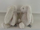 Jellycat Medium Bashful Cream Bunny 12   lot Of 2 