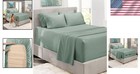 Hotel-quality 6 Piece California King Sheet Set - Extra Deep Pocket  Sage Green