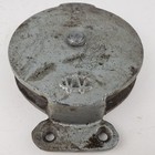  3 Wilcox Crittenden Galvanized Cast Iron Nautical Boat Deck Cheek Block Pulley 