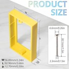  1 Gang Outlet Box Extender - Electrical Outlet Extender Kit For Single Switch 